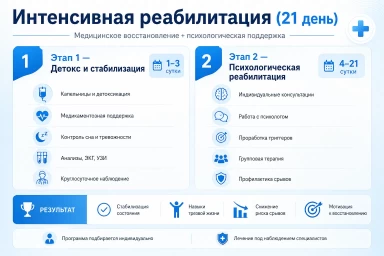 Реабилитация за 21 день в Сафоново